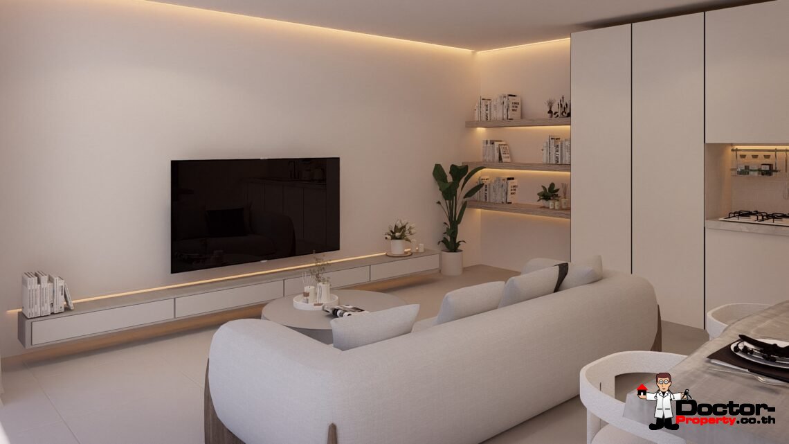 Modern 1 Bedroom Pool Villa in Chaweng, Koh Samui – For Sale